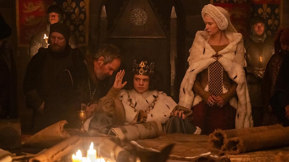 A still from “The Uprising” featuring Woody Norman and Katherine Waterston